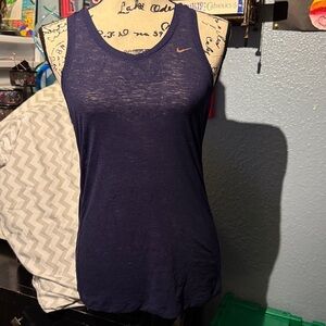 Nike Navy Dri-FIT Tank Top